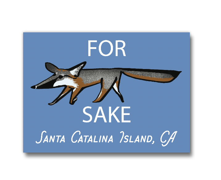 For Fox Sake Island Fox Magnet Santa Catalina Island, CA