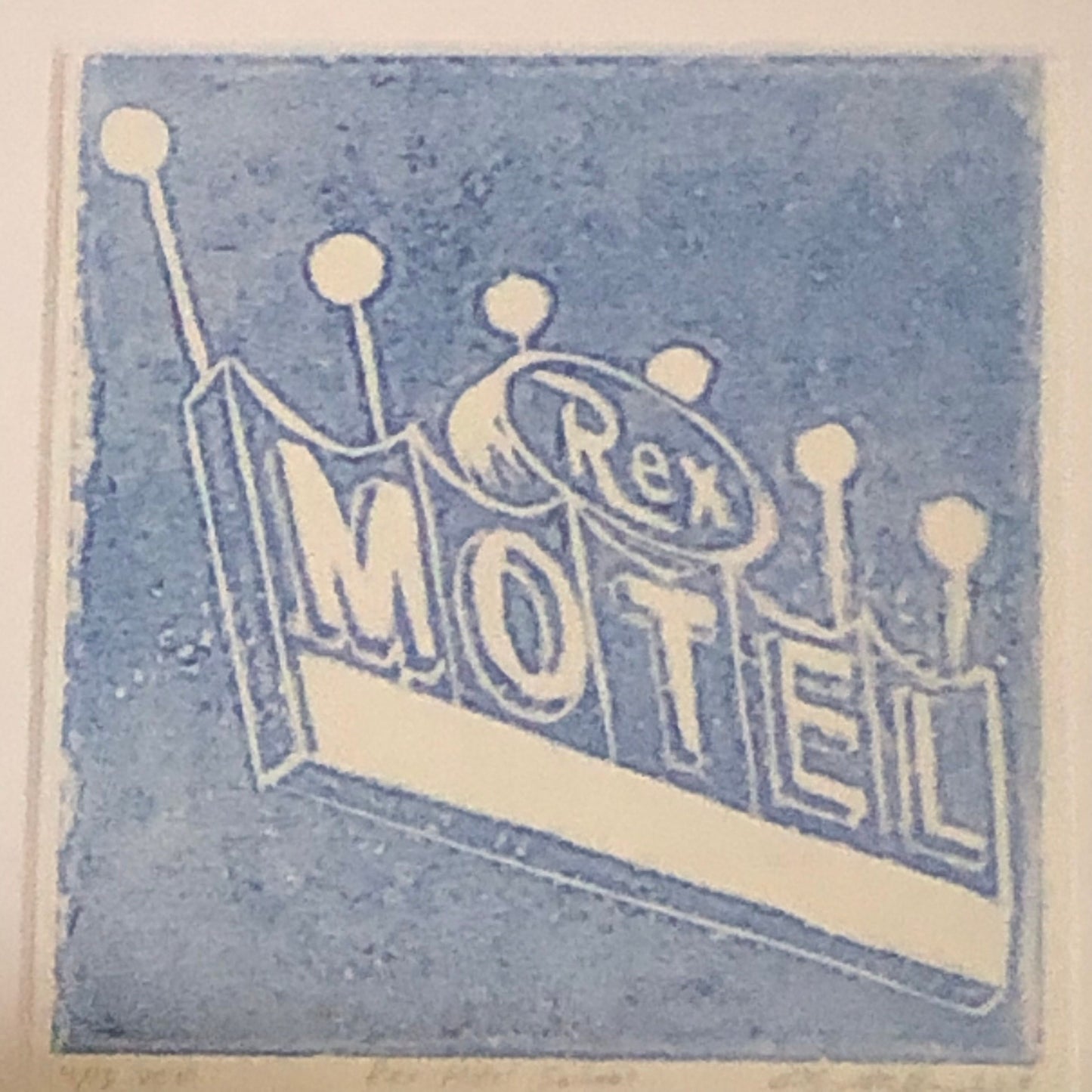 Rex Motel- Salinas Hand Pulled Print MDF Relief Print Limited Edition