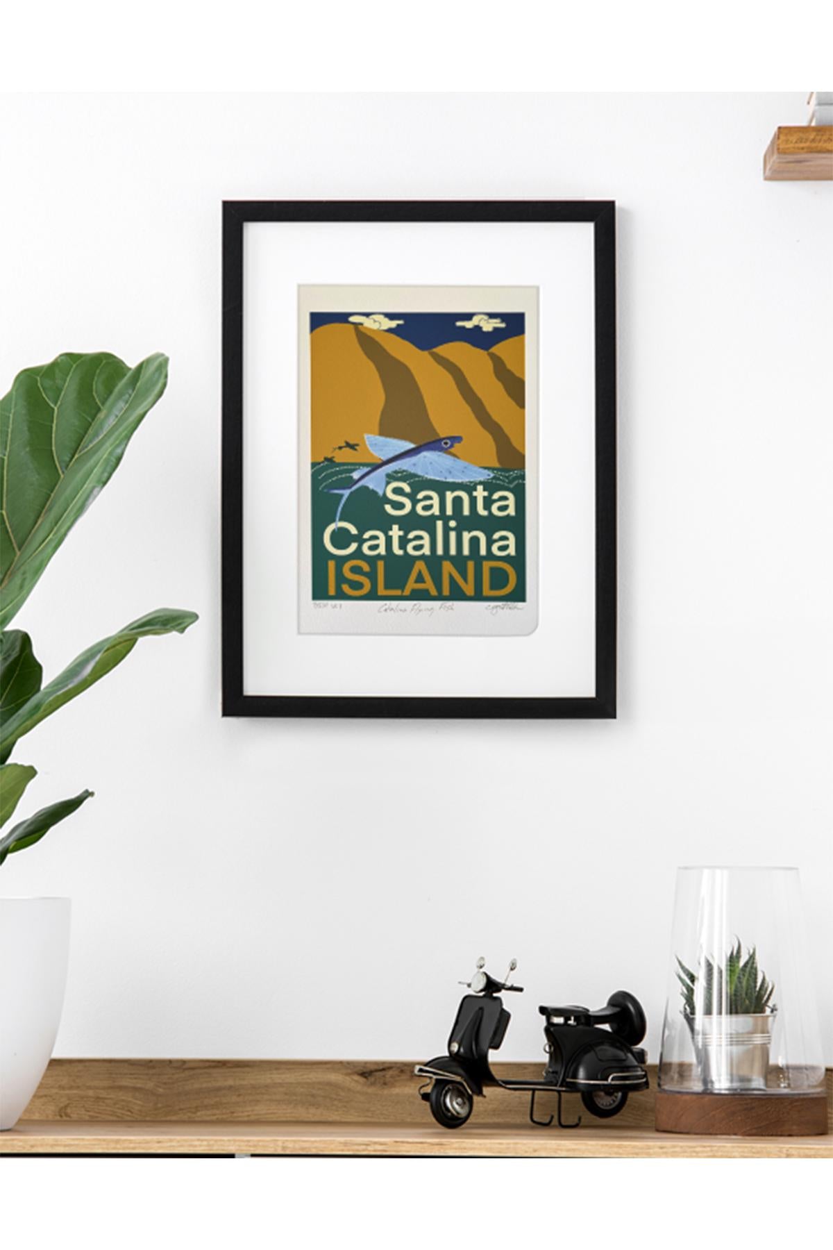 Santa Catalina Island Flying Fish Print Limited Edition