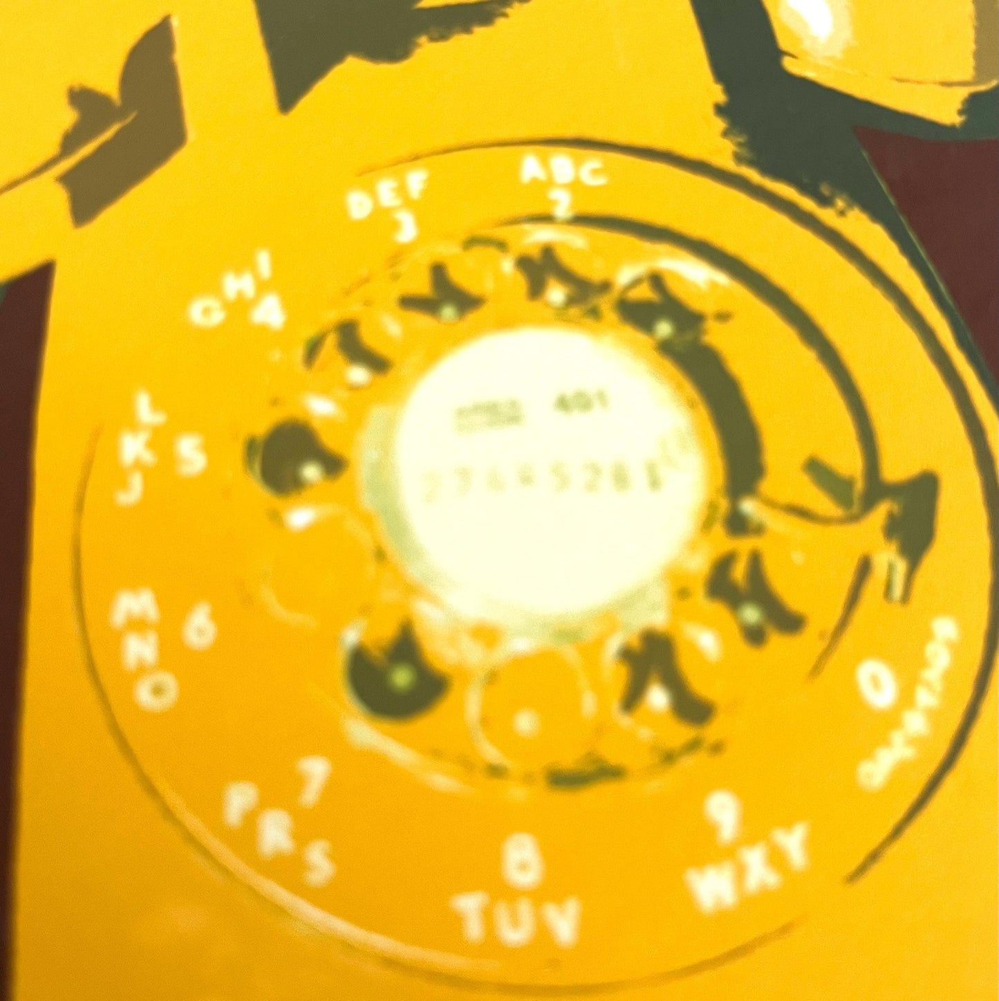 'Call Me' Vintage Rotary Telephone Greeting Card