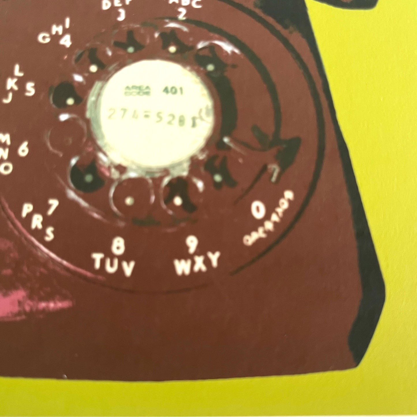 'Call Me' Vintage Rotary Telephone Greeting Card
