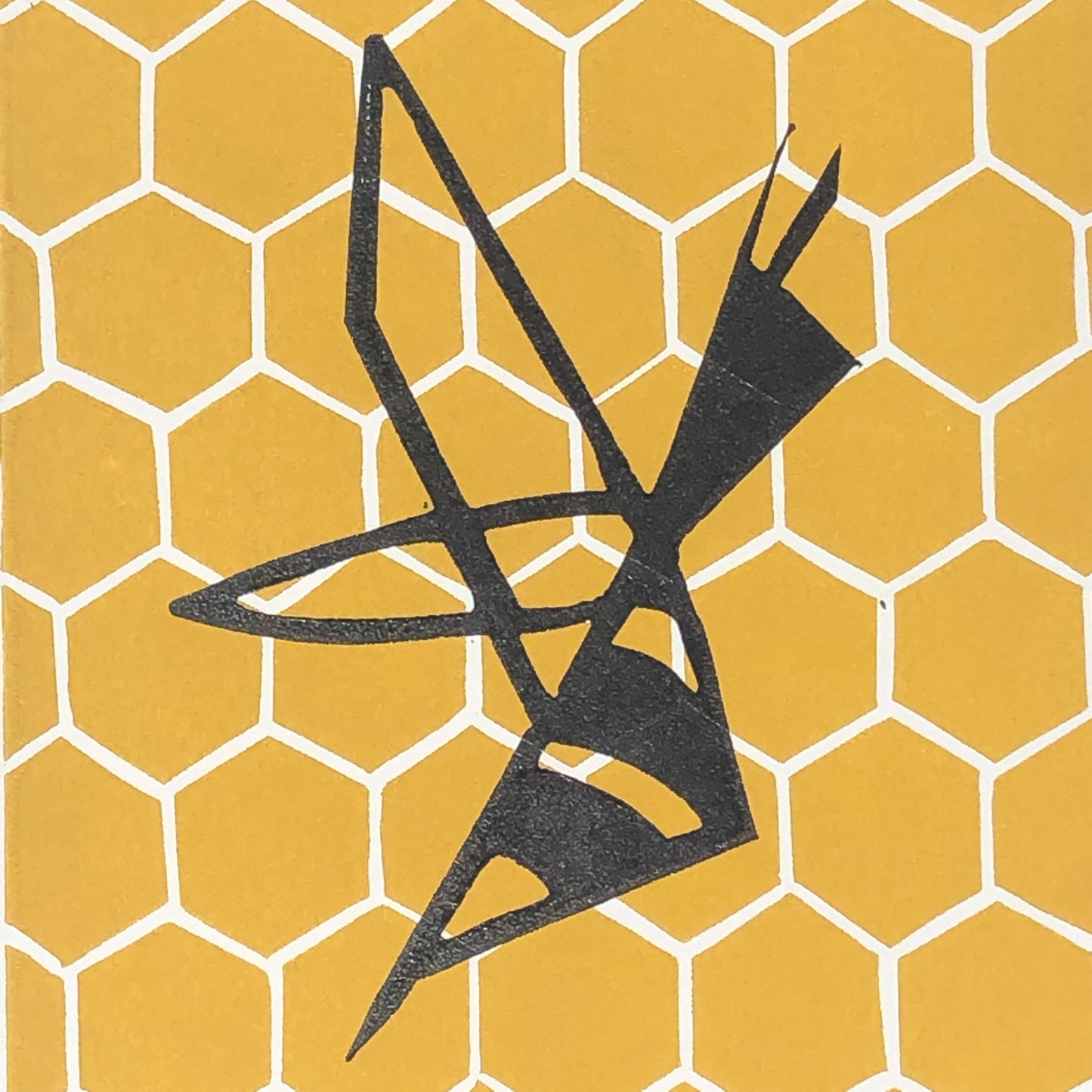 Bee’s Knees Original Linocut Print