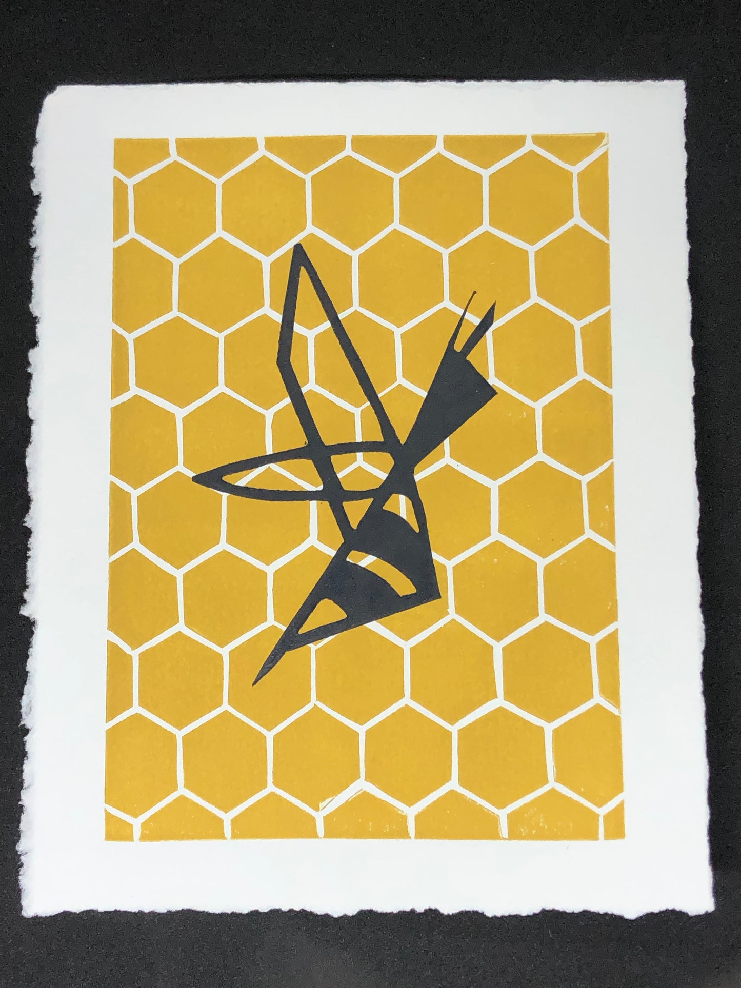 Bee’s Knees Original Linocut Print