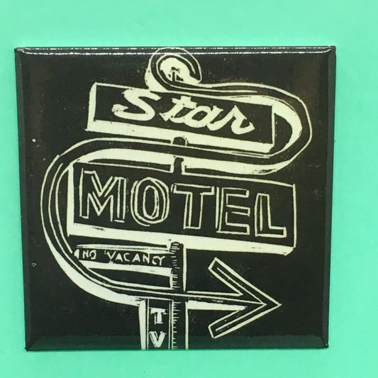 Magnet- Star Motel Lompoc, CA 2.5” Square