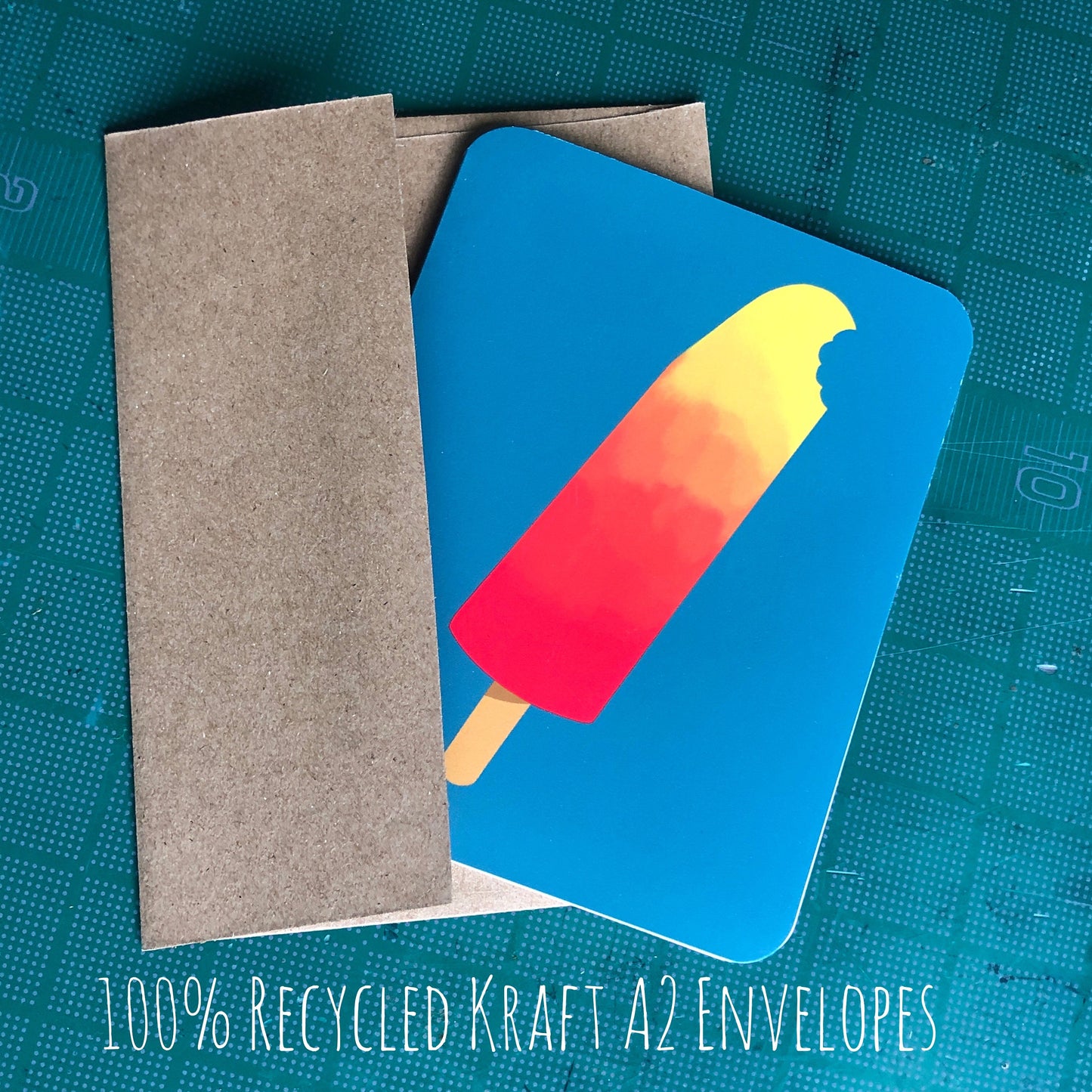 Bright Popsicle Notecard Set, A2- 5.5 x 4.25 in.
