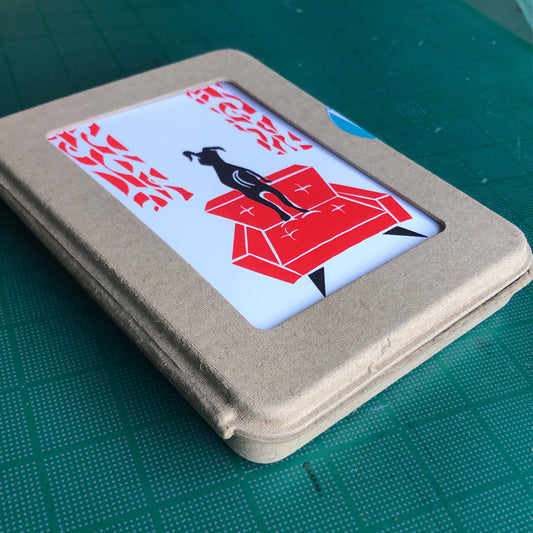 Mid Mod Mutt Notecard Set A2 size 5.5 x4.25 in (13.9 x10.7cm), 8-color stationery set