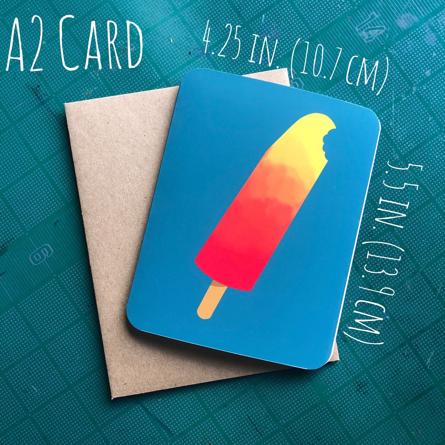 Bright Popsicle Notecard Set, A2- 5.5 x 4.25 in.