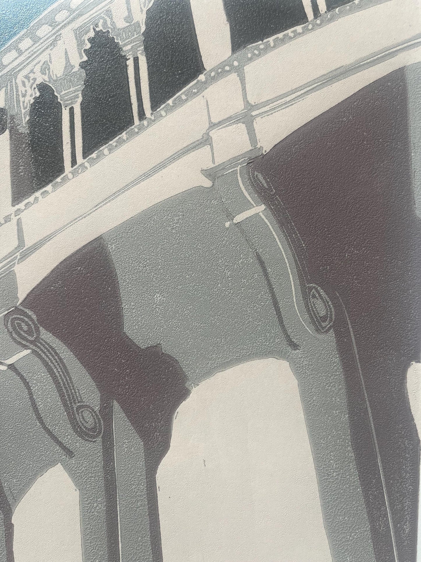 Catalina Casino Limited Edition Linocut Print