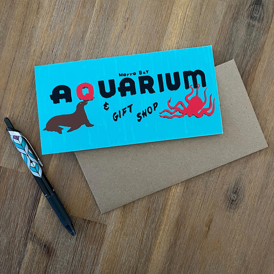 Morro Bay Aquarium Greeting Card